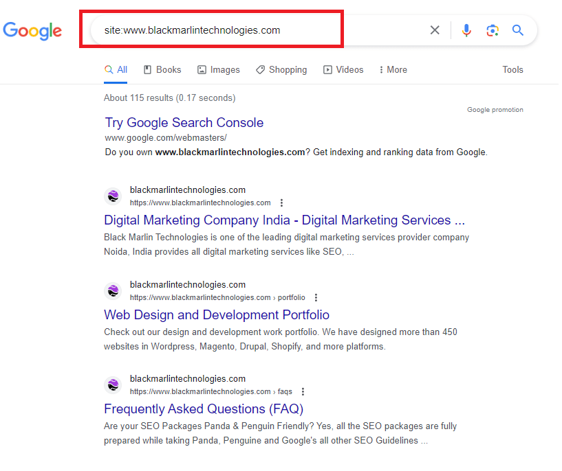 search box