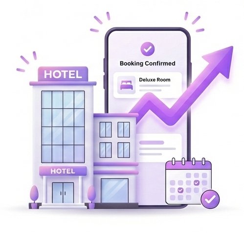 How We Deliver Result-Driven <span>Hotels Digital Marketing Solutions</span>