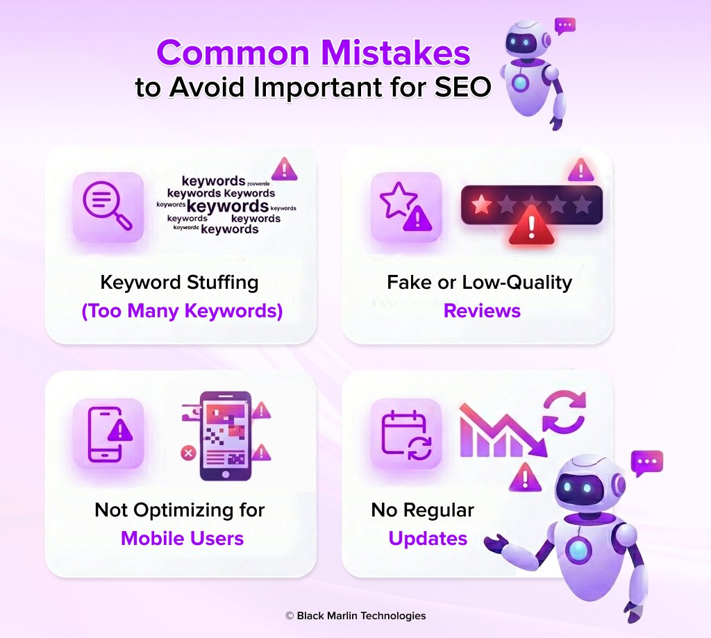 Common Mistakes to Avoid Important for SEO
