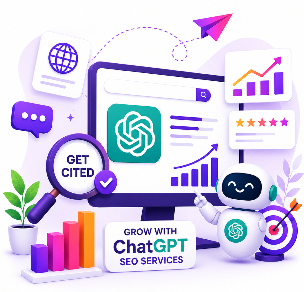 Rank, Get Cited & Grow with <span>ChatGPT SEO Services in India</span>