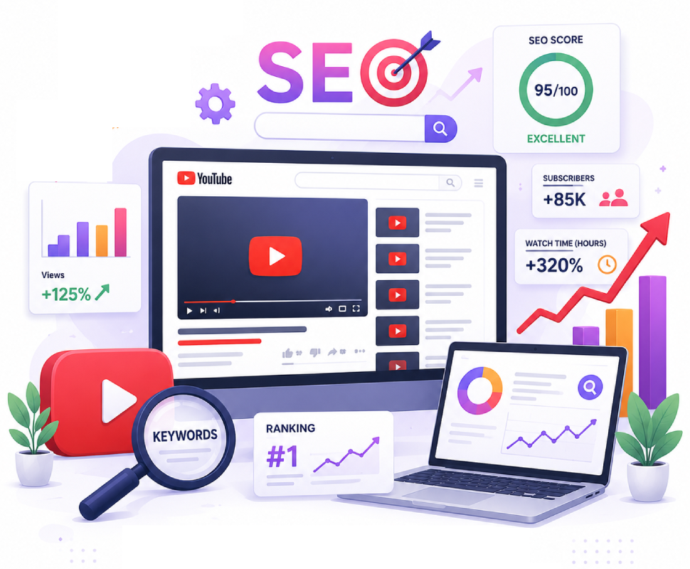 Partner with a<span> YouTube SEO Expert </span>to Grow Your Channel Faster