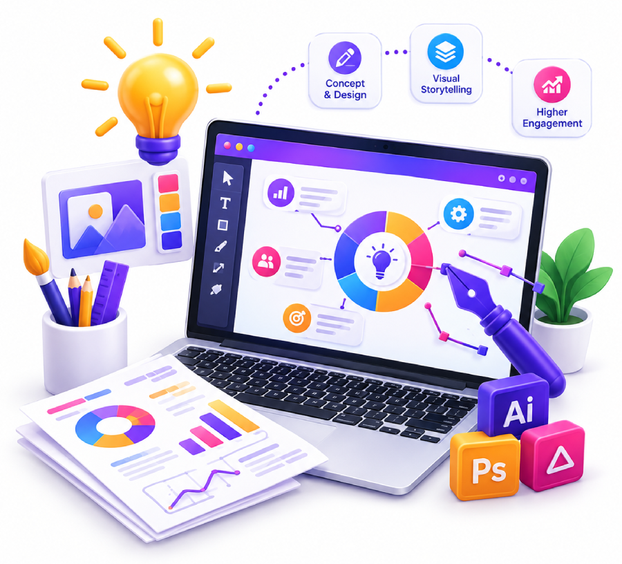 Leading <span>Infographic Design Agency in India </span>for Creative Visual Storytelling