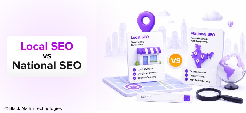 Local SEO vs National SEO